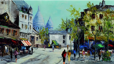 Ansicht aus Paris