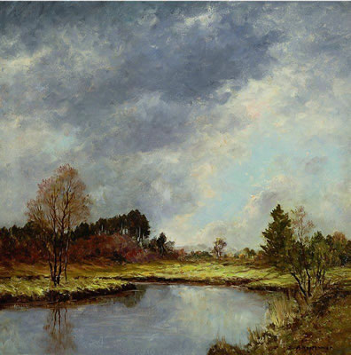 Sample artwork by Adolf Kapfhammer (1867 - aft.1930), known for landscape painting - View similar artists and auction records