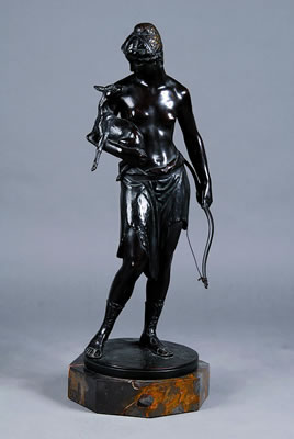 Jagdgöttin Diana mit Bogen und Rehkitz by Gerhard Adolf Janensch - Auction record, sale price, and art valuation. Compare with similar artists and explore comparable artworks.