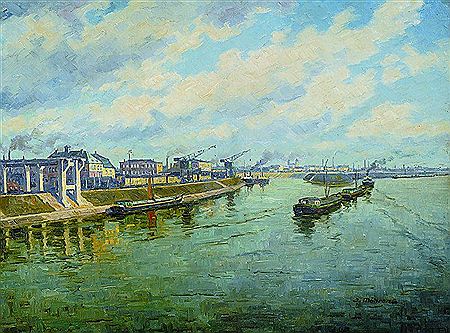Der Hafen in Duisburg