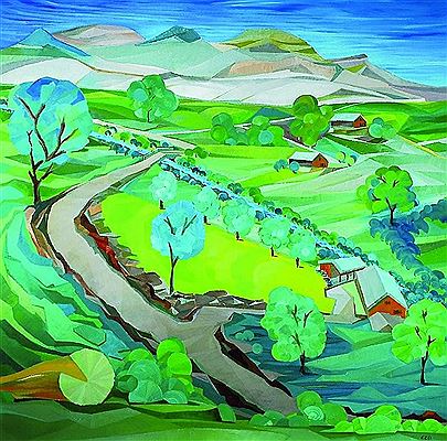 Landschaft in Piemonte
