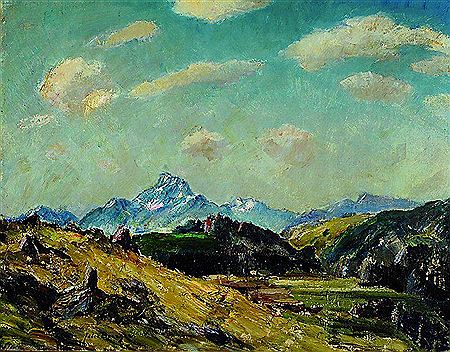 Vorgebirgslandschaft unter blauem Himmel by Felix Burgers - Auction record, sale price, and art valuation. Compare with similar artists and explore comparable artworks.