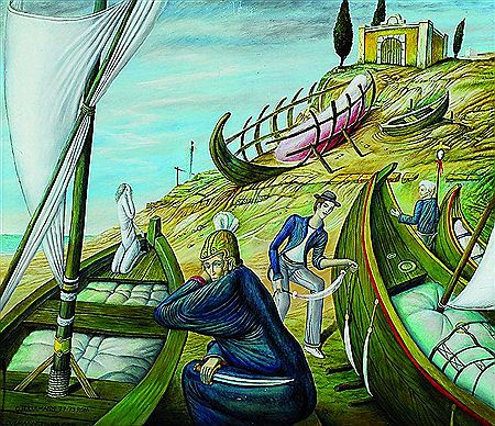 Hafenszene by Otfried Helmuth Cullman - Auction record, sale price, and art valuation. Compare with similar artists and explore comparable artworks.