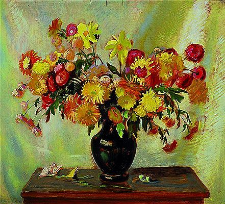 Still life with summer flowers