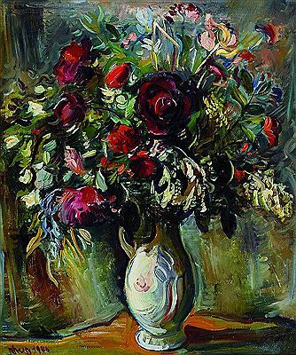 Lush floral still life