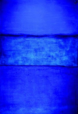 ABSTRACT COMPOSITION IN SHADES OF BLUE