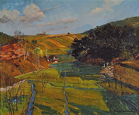 Sample artwork by Wilhelm Link (1877 - 1959), known for painting - View similar artists and auction records