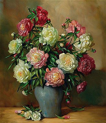 Still Life with Peonies