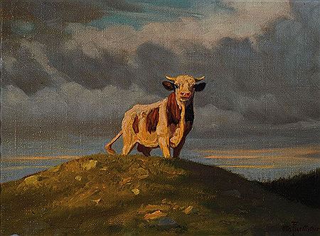 Sample artwork by Otto Fikentscher (1862 - 1945), known for painting, etching, lithography, and sculpture - View similar artists and auction records