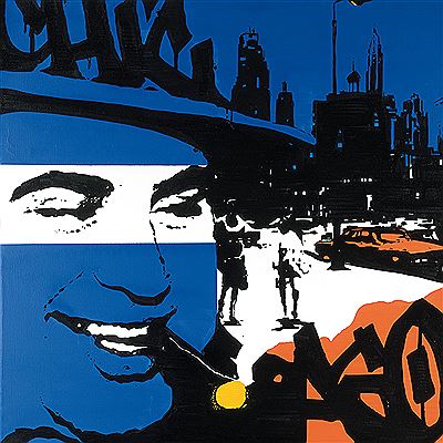 Sample artwork by Dize (Born 1974), known for graffiti painting - View similar artists and auction records