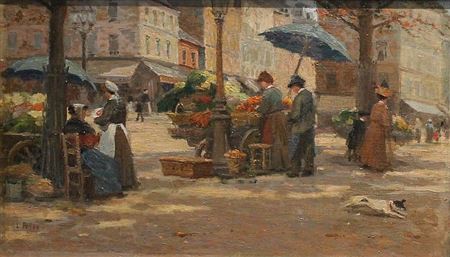 Sample artwork by Louis Petit (1864 - 1937), known for painting - View similar artists and auction records