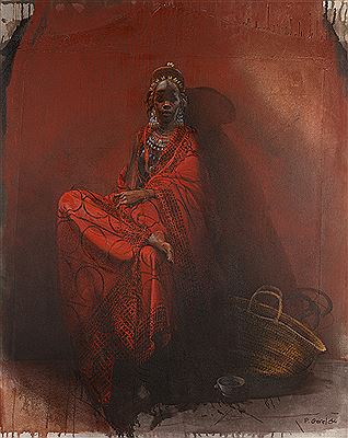 Africaine en rouge, 1984 by Philippe Garel - Auction record, sale price, and art valuation. Compare with similar artists and explore comparable artworks.