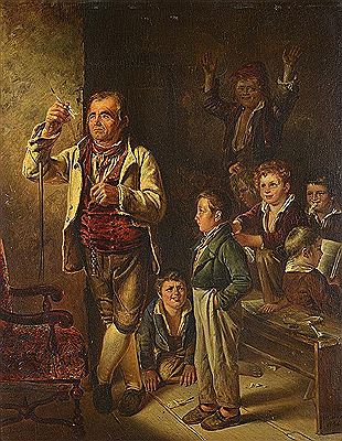 Jeune homme dans un atelier d'artiste