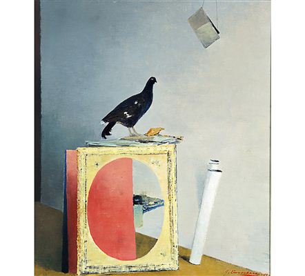 Still-life with a Black Grouse and Painting