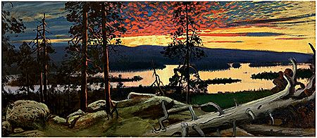 Sample artwork by Juho Kyyhkynen (1875 - 1909), known for painting - View similar artists and auction records