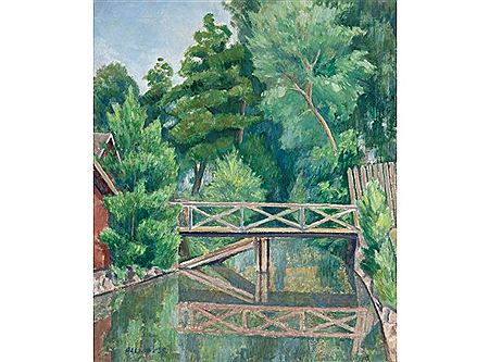 Sample artwork by Olli Miettinen (1899 - 1969), known for painting - View similar artists and auction records