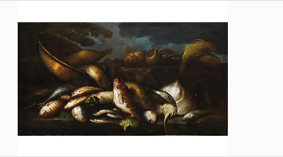 GROSSES FISCHSTILLEBEN