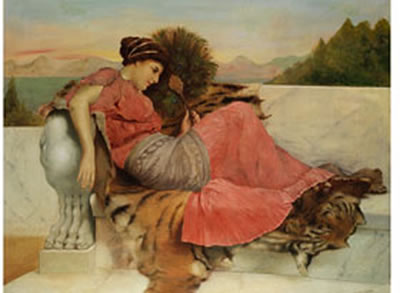 JUNGE RÖMERIN AUF EINER MARMORBANK IN SÜDLICHER LANDSCHAFT by Jan van Beers - Auction record, sale price, and art valuation. Compare with similar artists and explore comparable artworks.