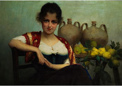 Sample artwork by Joseph Himmel (1869 - 1941), known for painting - View similar artists and auction records