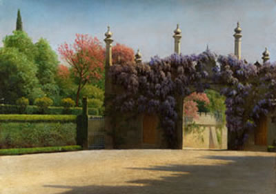 PARKLANDSCHAFT MIT BÄUMEN