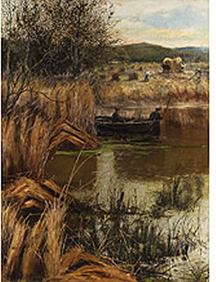 Sample artwork by James Docharty (1829 - 1878), known for landscape painting - View similar artists and auction records