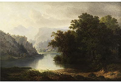 GROSSE ALPENLANDSCHAFT MIT BERGSEE by Franz Xaver Riedmuller - Auction record, sale price, and art valuation. Compare with similar artists and explore comparable artworks.