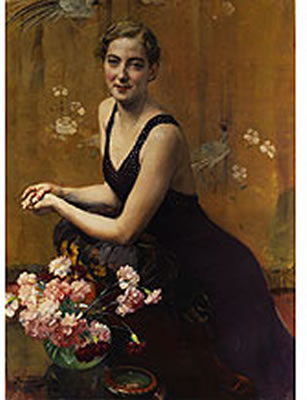 Sample artwork by Herman Jean Joseph Richir (1866 - 1942), known for portrait, allegory and mythology painting-female figure, teaching - View similar artists and auction records