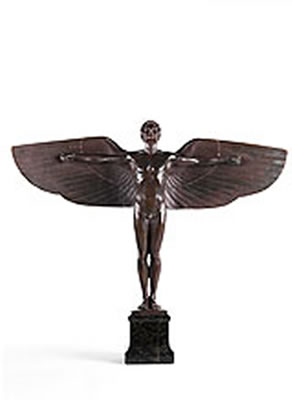 IKARUS by Peter Breuer - Auction record, sale price, and art valuation. Compare with similar artists and explore comparable artworks.