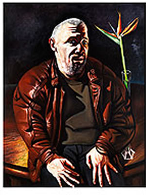 Sample artwork by Norbert Wagenbrett (Born 1954), known for portrait painting, symbolic facial expressions - View similar artists and auction records