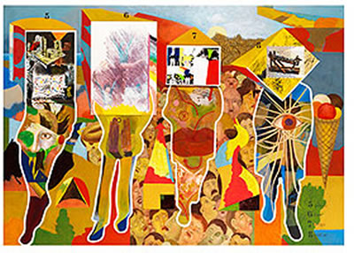 Sample artwork by Frieder Heinze (Born 1950), known for painting - View similar artists and auction records