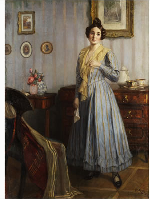 JUNGE FRAU IM BIEDERMEIER-INTERIEUR by Robert Scheffer - Auction record, sale price, and art valuation. Compare with similar artists and explore comparable artworks.