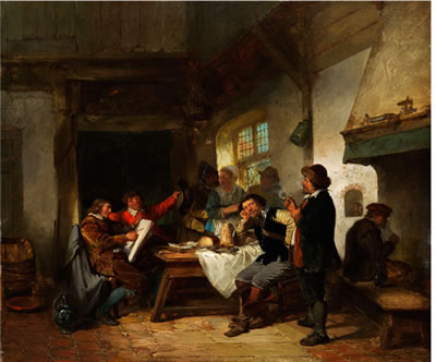 MALER IN EINER WIRTSSTUBE by Herman Frederick Carel Ten Kate - Auction record, sale price, and art valuation. Compare with similar artists and explore comparable artworks.