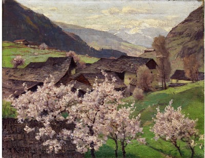 OBSTBLÜTE IN DEN BERGEN by Fritz Rabending - Auction record, sale price, and art valuation. Compare with similar artists and explore comparable artworks.