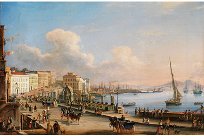 DA NAPOLI Mergelina (VIEW OF THE PORT OF NAPLES)