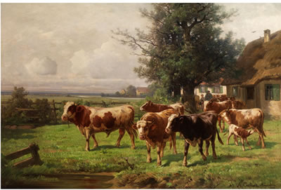Sample artwork by Adolf Chelius (1856 - 1923), known for watercolor paintings - View similar artists and auction records