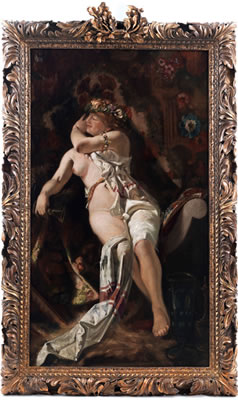 NYMPH WITH GLASS