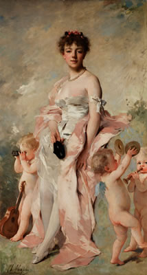 JUNGE FRAU IM BALLKLEID MIT PUTTEN by Charles Chaplin - Auction record, sale price, and art valuation. Compare with similar artists and explore comparable artworks.