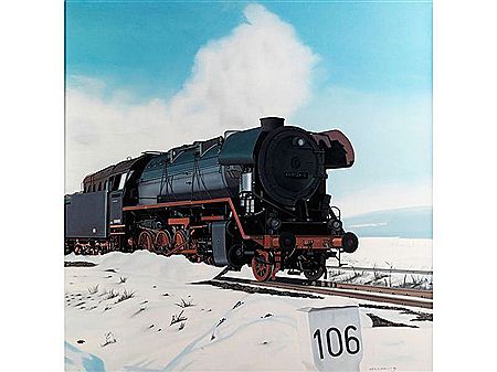 LOKOMOTIVE by Gunther Herrmann - Auction record, sale price, and art valuation. Compare with similar artists and explore comparable artworks.