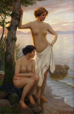 TWO WOMEN AT SEA