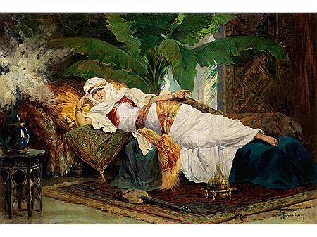 Sample artwork by Andrea Marchisio (1850 - 1927), known for painting - View similar artists and auction records