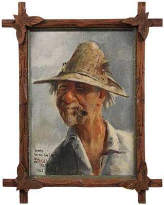 Portrait of Herman Henry Wessel: Self-portrait
