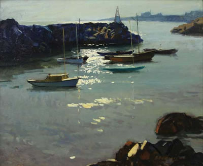 Sample artwork by Herman Henry Wessel (1878 - 1969), known for landscape, portrait, genre, mural paintings - View similar artists and auction records