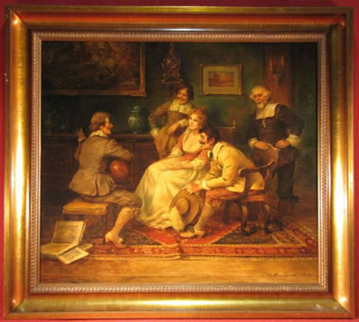 Vornehmes Werben by Curt A Landwehr - Auction record, sale price, and art valuation. Compare with similar artists and explore comparable artworks.