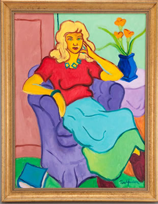 "Portrait of a Lady" by Sydney Helfman - Auction record, sale price, and art valuation. Compare with similar artists and explore comparable artworks.