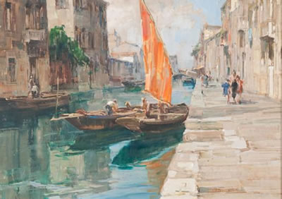 Sample artwork by Giovanni Sirombo (1885 - 1954), known for painting - View similar artists and auction records