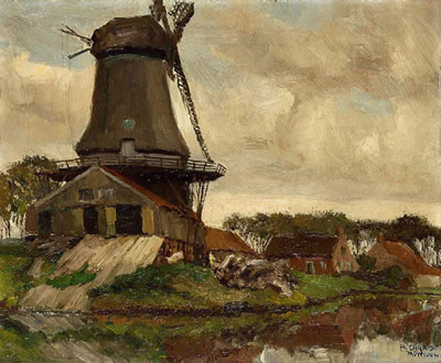 „Mühle bei Emden/Ostfriesland".