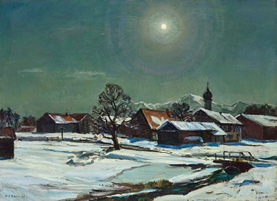 Mondnacht bei Murnau by Wolf Bloem - Auction record, sale price, and art valuation. Compare with similar artists and explore comparable artworks.