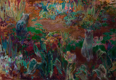 Katzen im Garten by Curt Meyer-Eberhardt - Auction record, sale price, and art valuation. Compare with similar artists and explore comparable artworks.