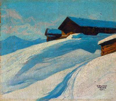 „Almhütten in Tirol". by Bruno Hesse - Auction record, sale price, and art valuation. Compare with similar artists and explore comparable artworks.
