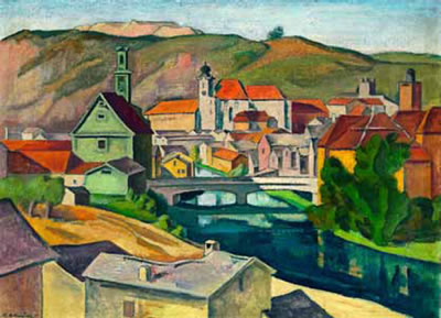 Blick auf Eichstätt mit der Kirche St. Walburg, im Vordergrund die Altmühl by Heinrich Schroder - Auction record, sale price, and art valuation. Compare with similar artists and explore comparable artworks.